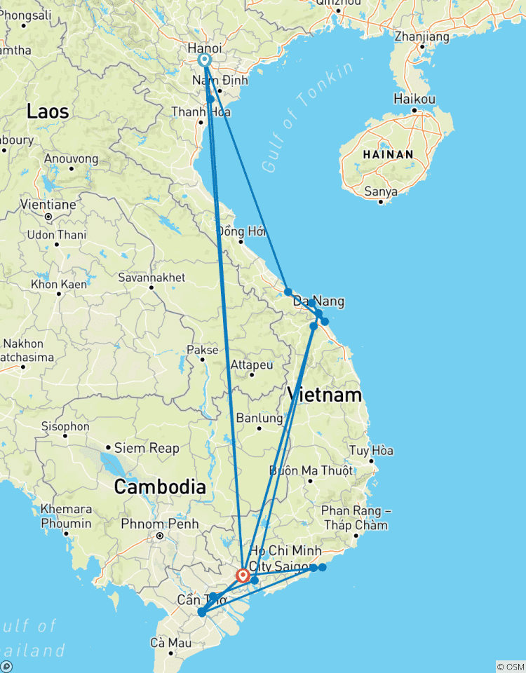 Vietnam actieve rondreis met strandvakantie in Mui Ne 17 dagen-rondreis