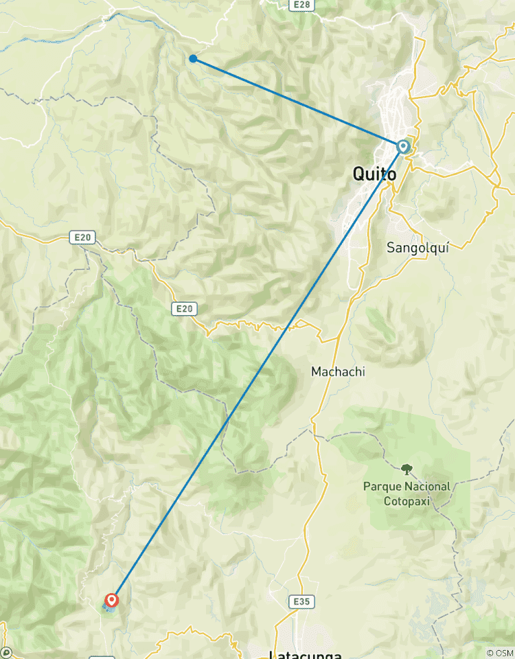 Circuito Recorrido de 5 días por Ecuador a través de la cultura y la naturaleza