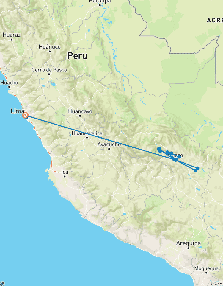 Circuito 7 Días Tesoros del Perú: Lima, Cusco y Machu Picchu