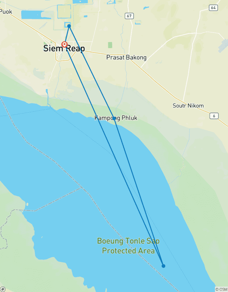 Het beste van Siem Reap: 2-daagse privétour langs Angkor tempels & drijvend dorp-rondreis