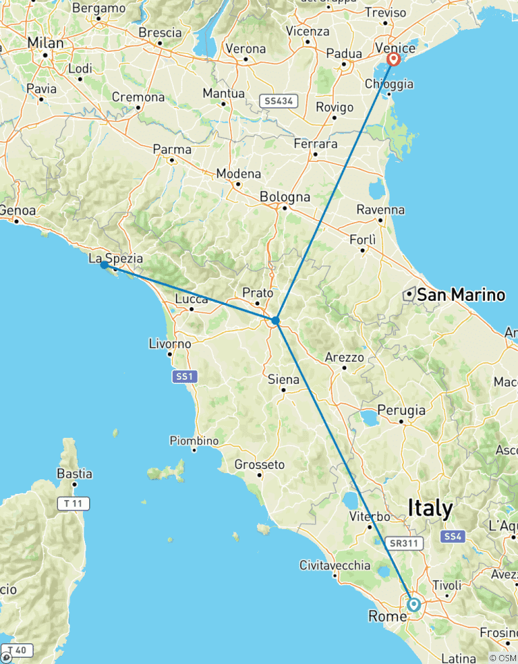 Circuito Lo más destacado de Italia: Coliseo, Cinque Terra, Góndola