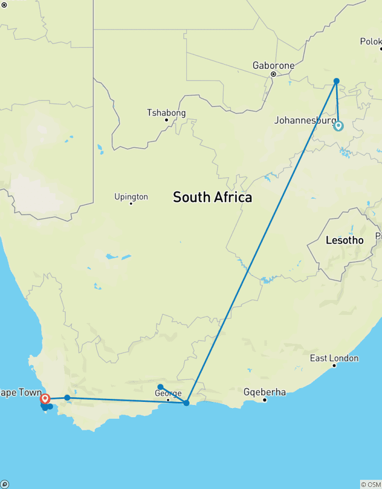 Circuito Los 5 grandes en Sudáfrica