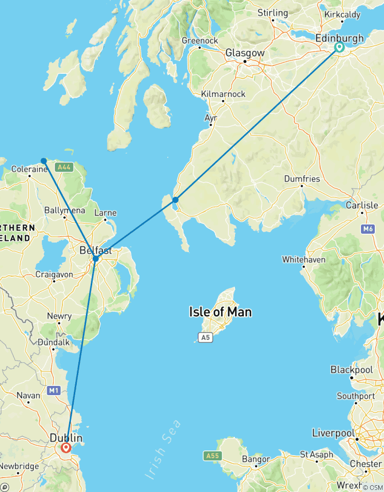 Échantillon d\'Écosse et d\'Irlande - 7 jours/6 nuits (8 destinations) circuit