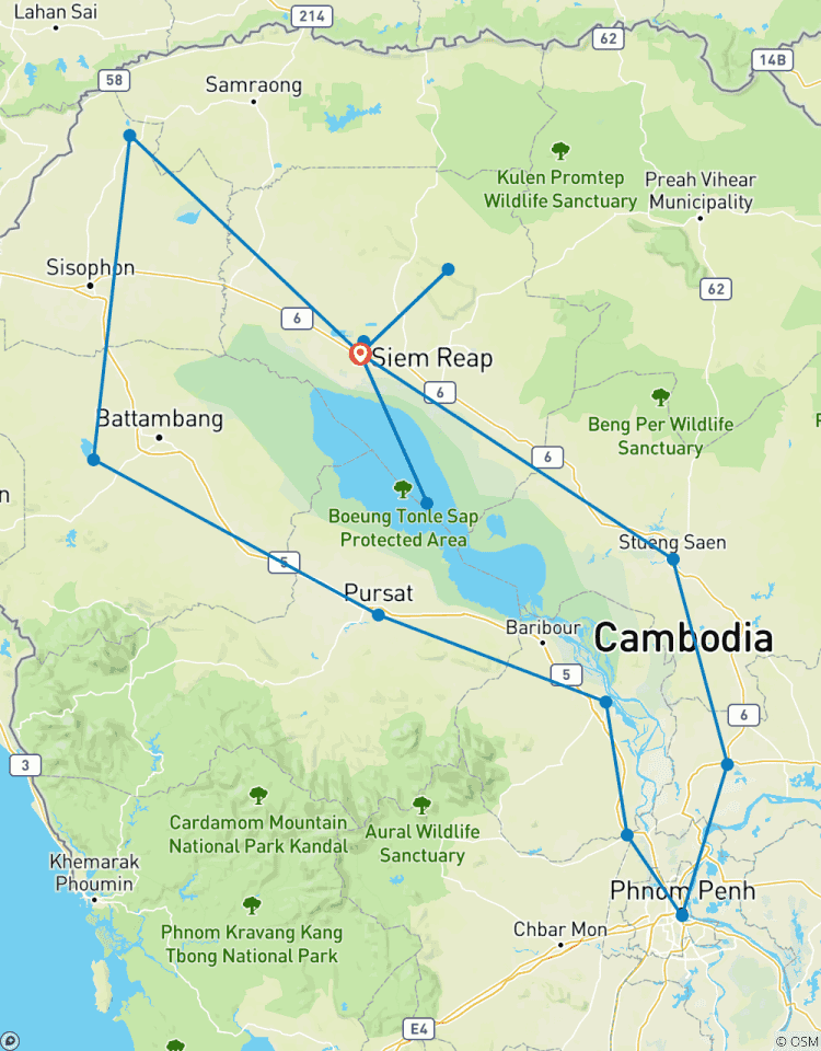 Circuit privé de 10 jours au Cambodge circuit