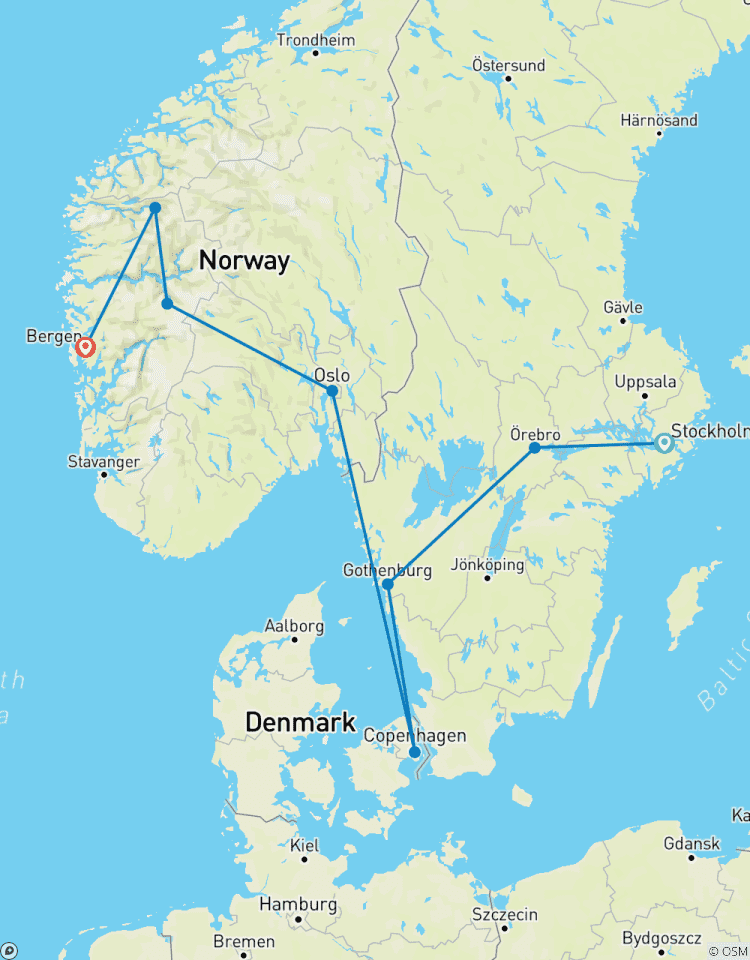 Scandinavie spectaculaire (de Stockholm à Bergen) (2026) circuit
