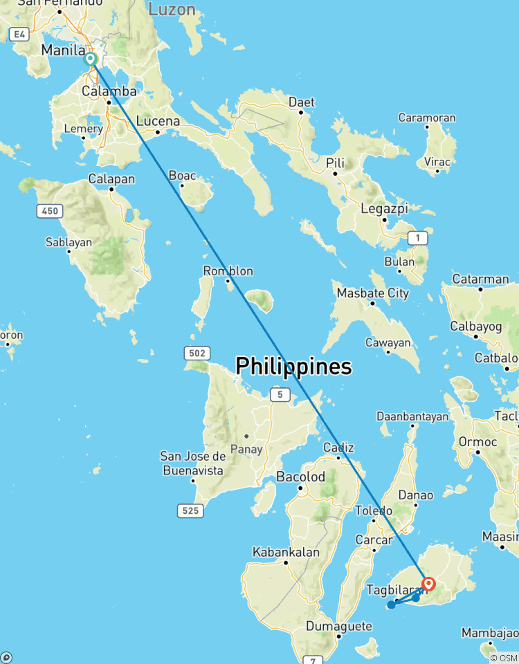 From Manila to the White Beaches of Bohol - 6 Days Package Tour