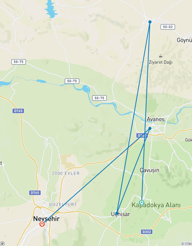 Circuito Capadocia: Circuito Privado de un día a Capadocia