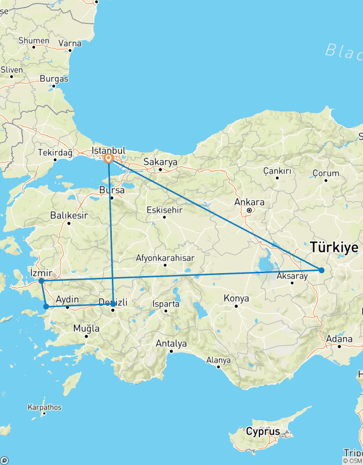 Circuito 7 Noches 8 Días Triángulo de Oro de Turquía