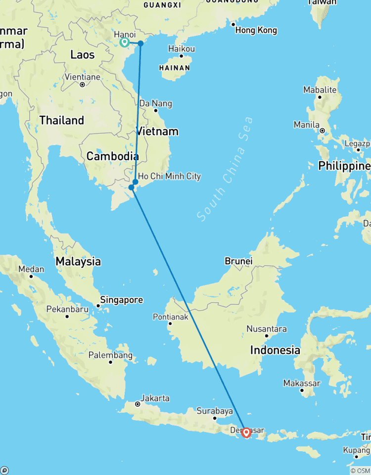 9-Day Vietnam and Bali Tour Package Tour