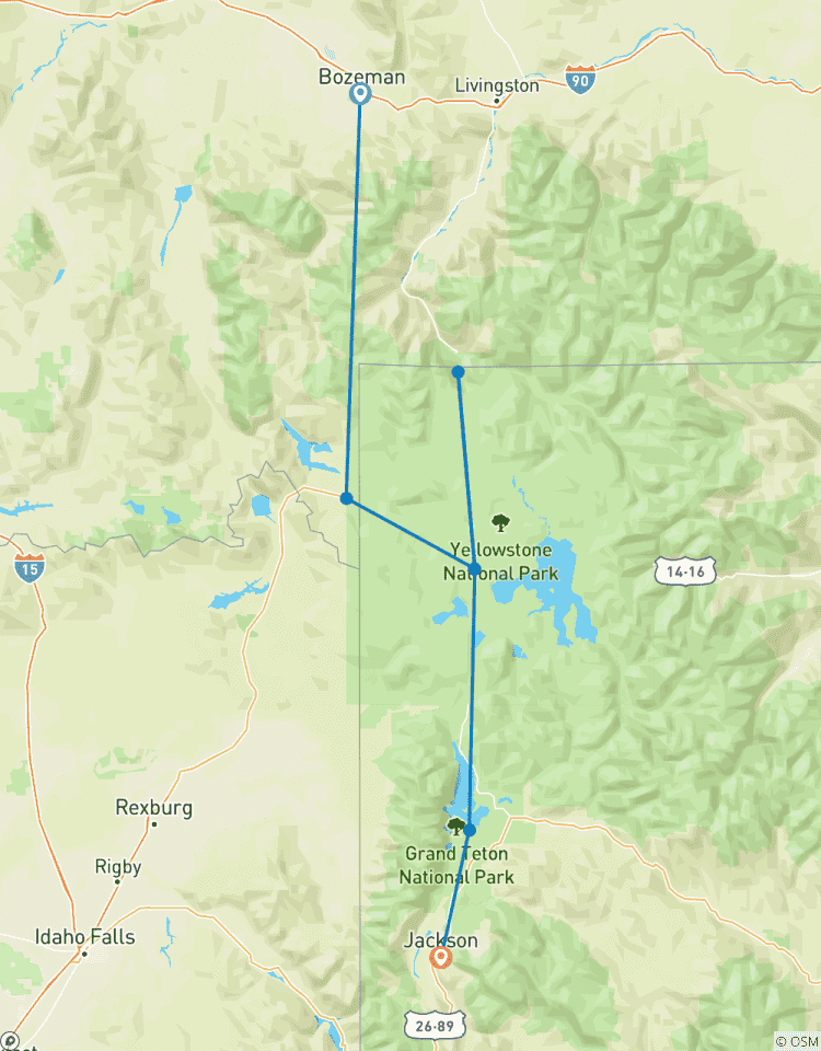 Circuito El descubrimiento de Yellowstone (Clásico)