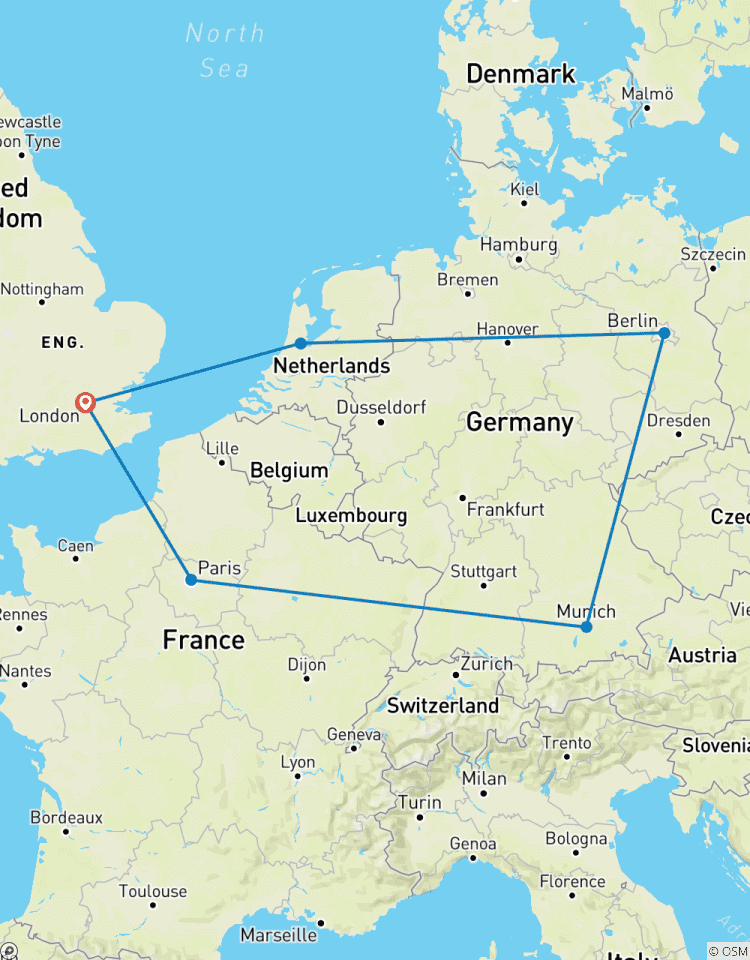 Circuito Lo más destacado de Europa