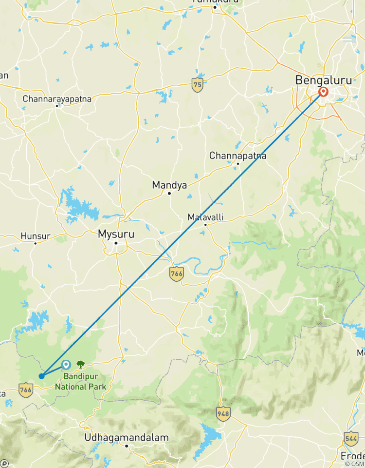5 Tage Bandipur National Park mit Wayanad ALL INCLUSIVE Rundreise