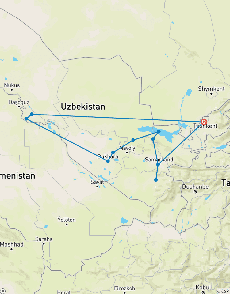 Usbekistan - Orientalisches Märchen an der Seidenstraße - 11 Tage Rundreise