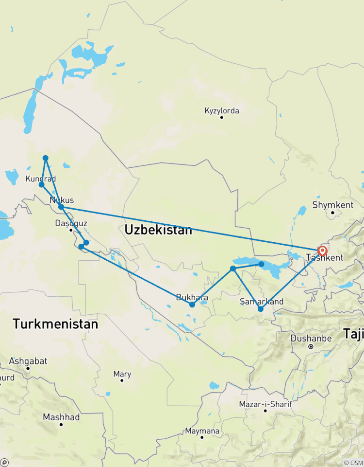 Usbekistan mit Aralsee Rundreise