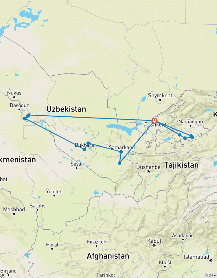 Klassisches Usbekistan mit Fergana-Tal - 14 Tage Rundreise