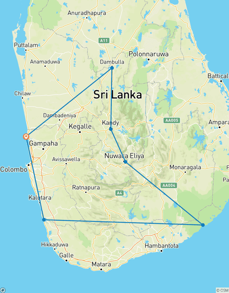 Explorez le Sri Lanka circuit