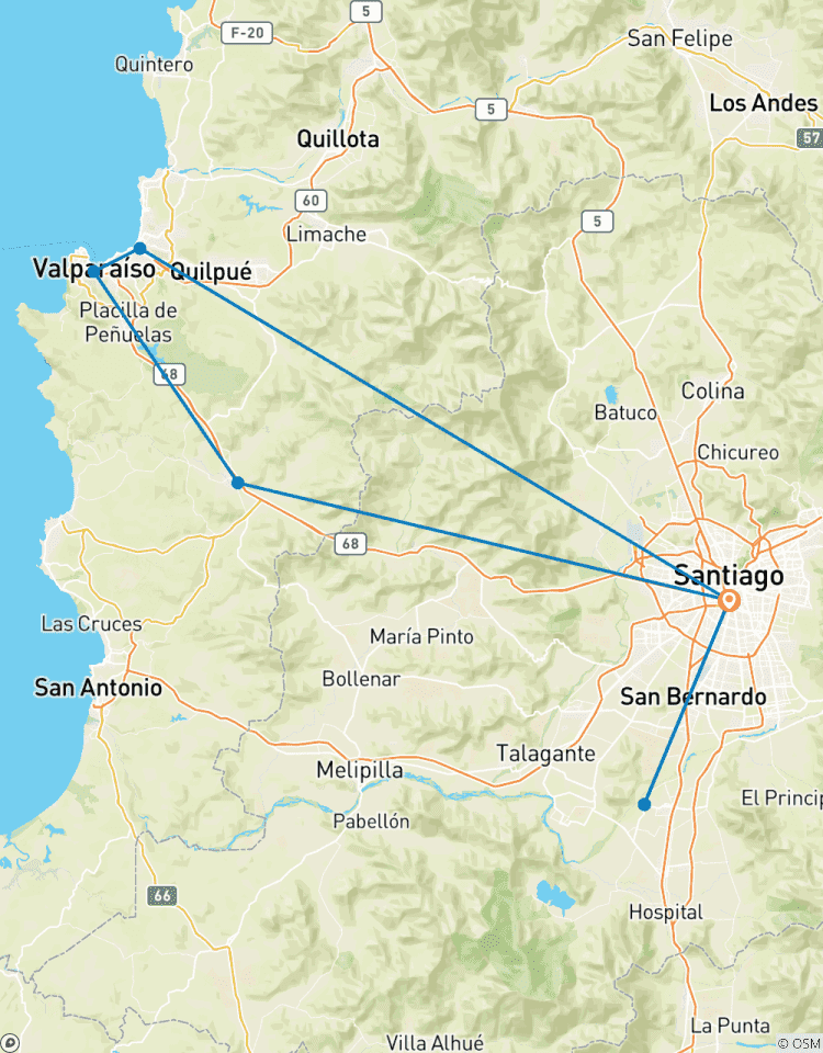6 Days Santiago & Surroundings Tour