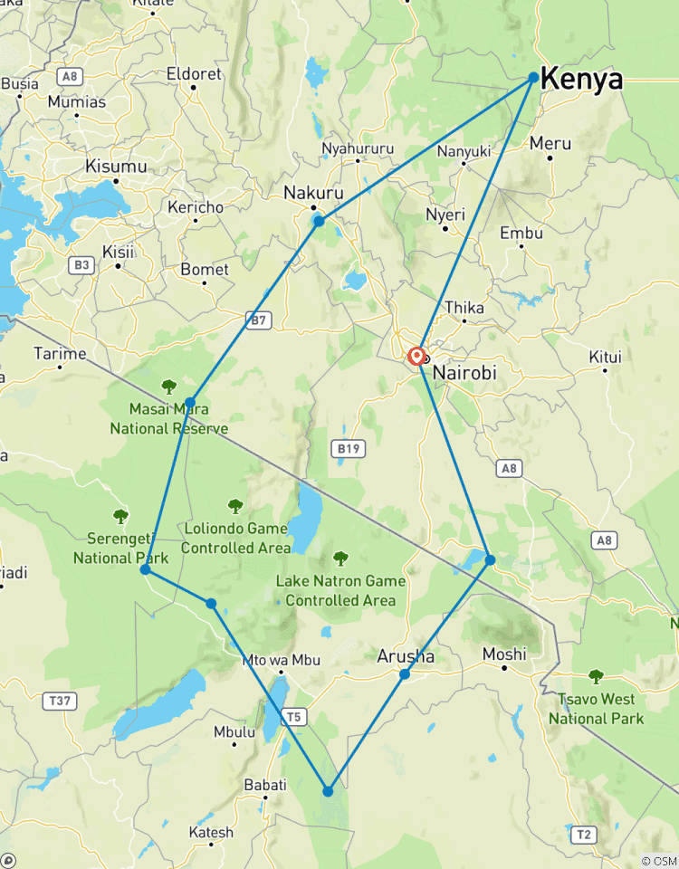 Circuito Llévame por África oriental