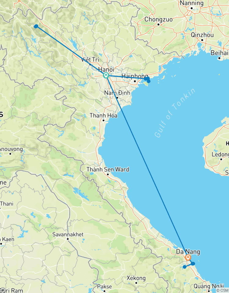 Stopover Northern to Central Vietnam Itinerary 9 Days/8Nights Tour
