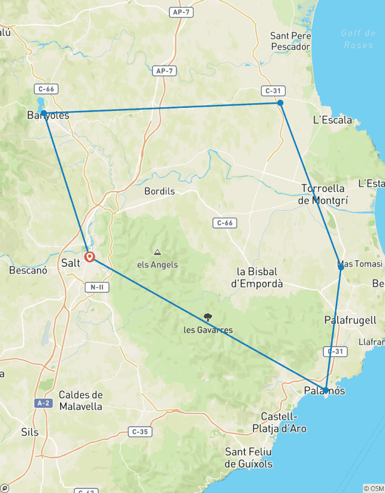 Girona & Emporda Leisure Tour Self-Guided Tour