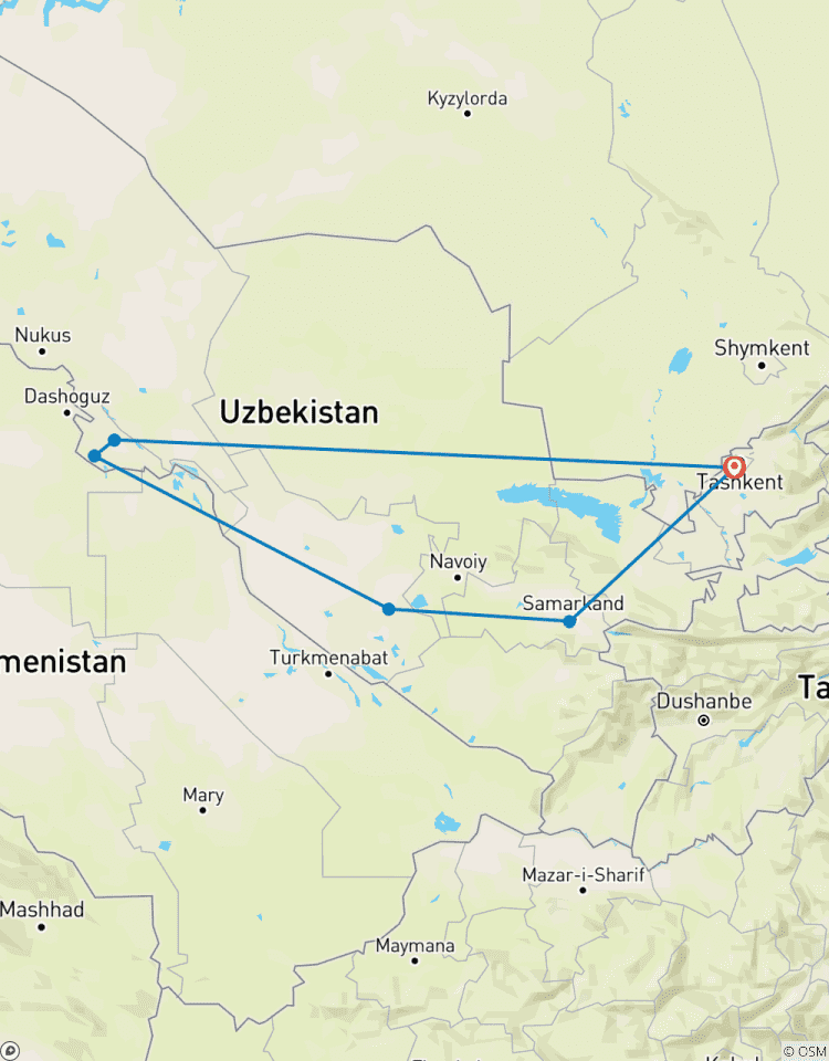 Usbekistan - 8 Tage Orientalisches Märchen an der Seidenstraße (8 Tage) Rundreise