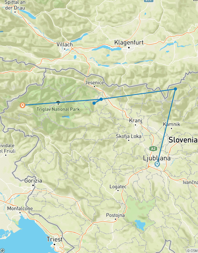 Tour of Slovenia Self-Guided Tour