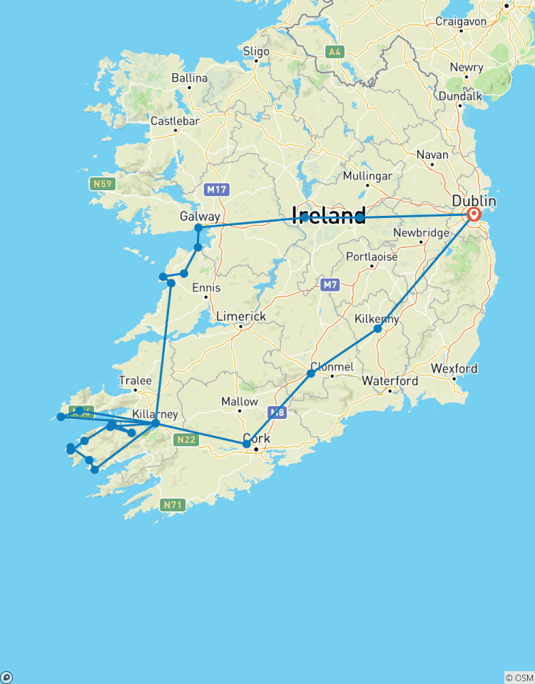 South West Ireland Uncovered (Hotel) - 5 days Tour