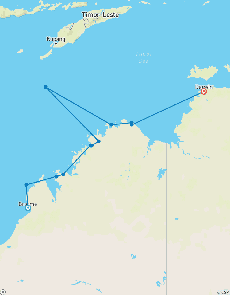 Circuito Costa de Kimberley Aventura Broome → Darwin (2027)