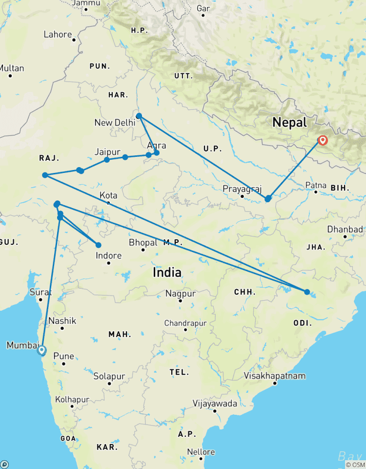 Circuito Norte de la India con Nepal en exclusiva