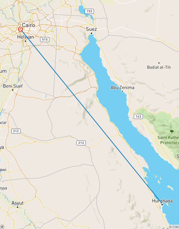 Visite du Caire depuis Hurghada en bus circuit