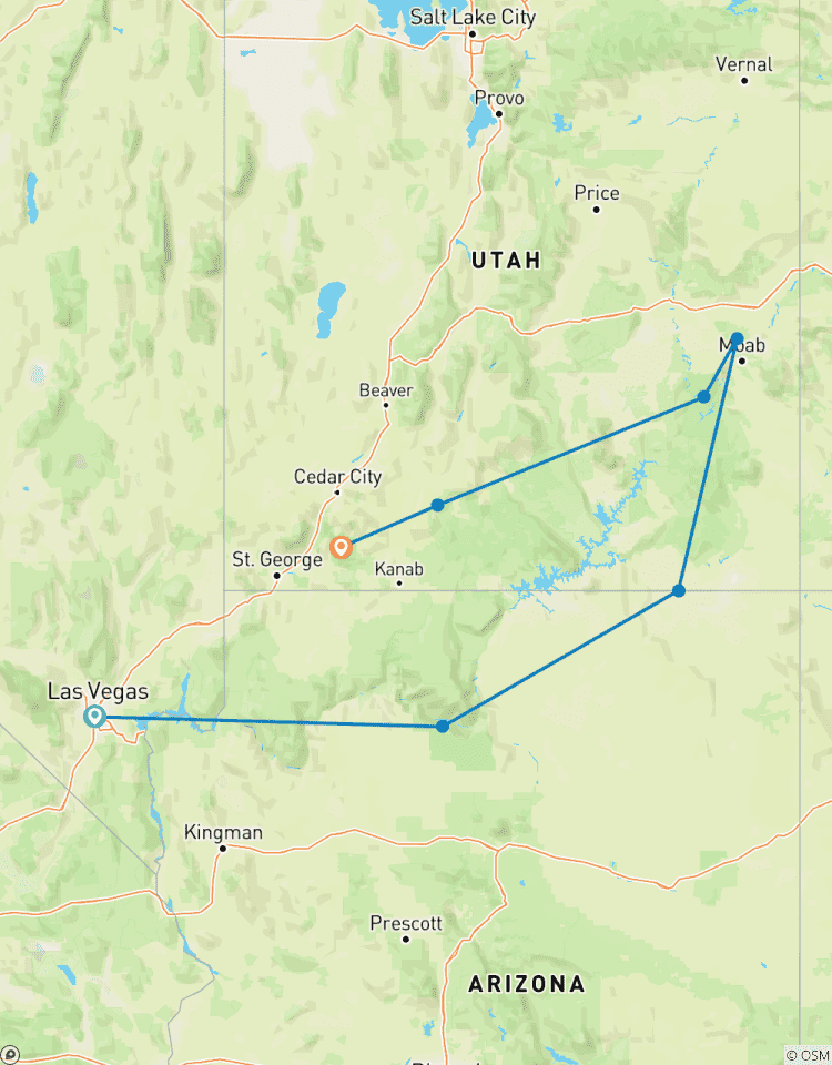 Circuito Los 5 grandes parques nacionales de Utah - circuitos de Distinción