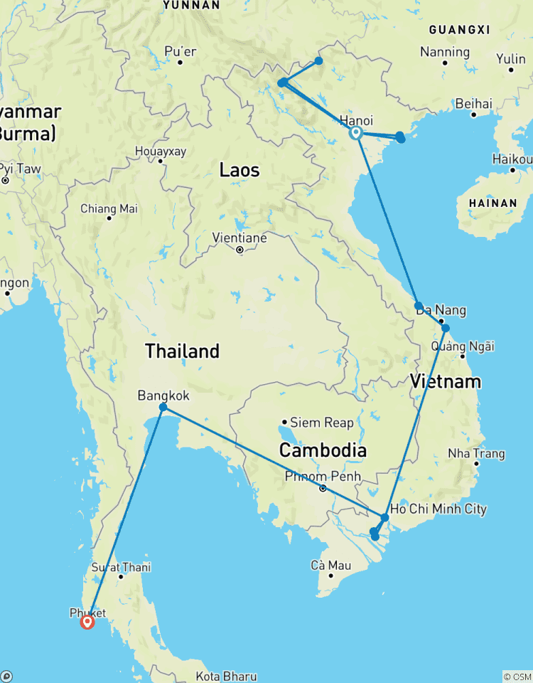 Uncover the Secrets of Vietnam and Thailand 14 Days/13Nights Tour