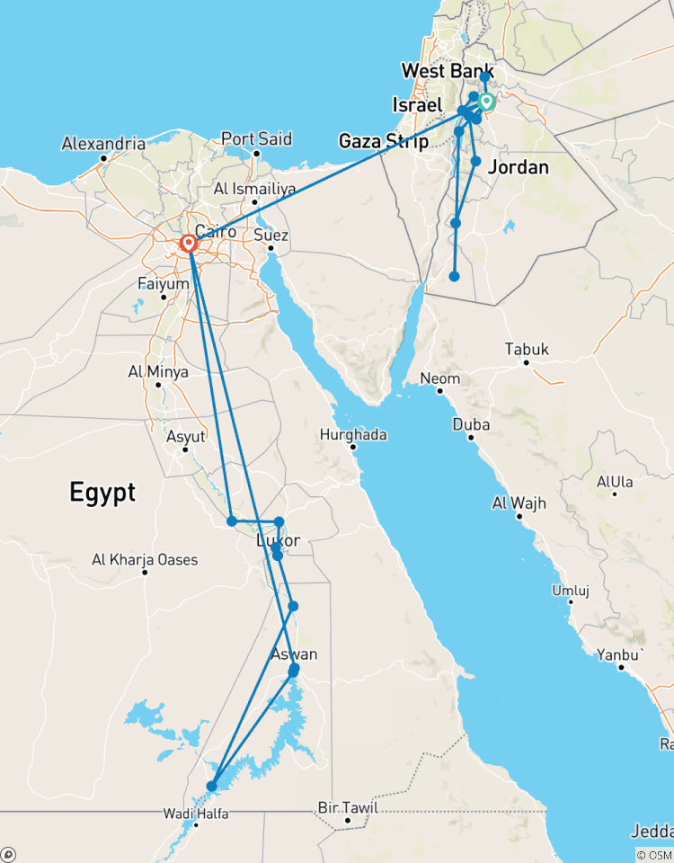 Historical Riches of Jordan and Egypt Tour