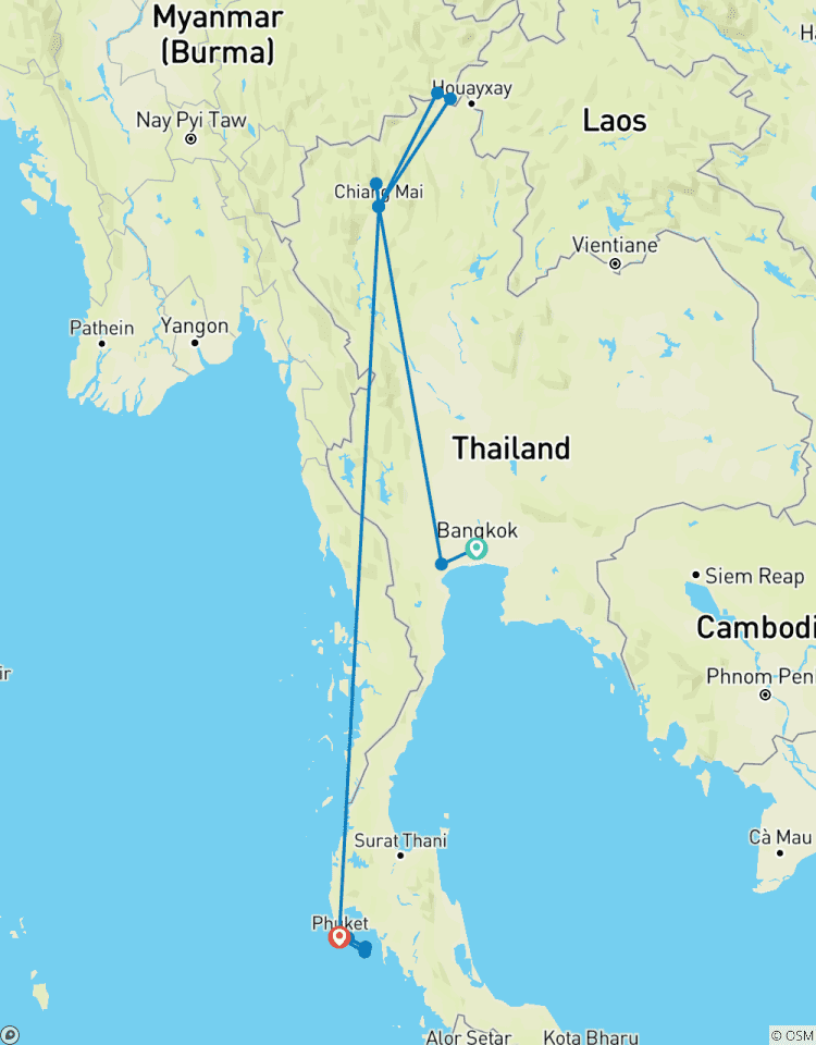 Panoramic Travel To Thailand Itinerary 10 Days/9Nights Tour