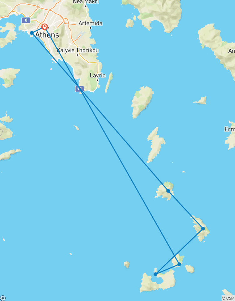 Circuito Senderismo en Grecia: Viaje autoguiado por las Cícladas