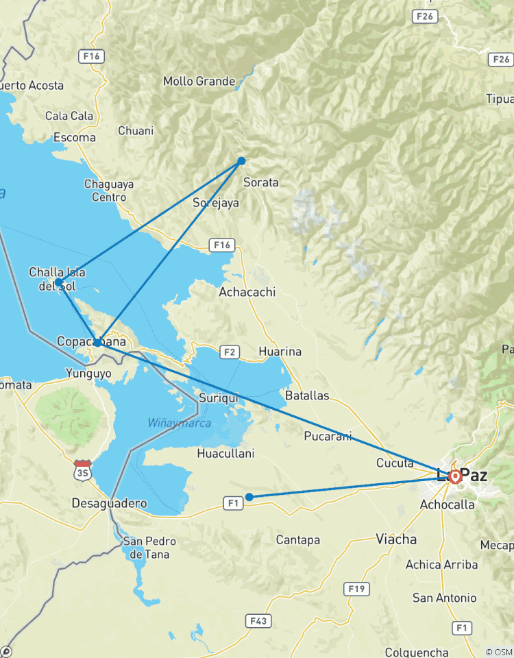 La Paz und Titicacasee voner 6 Tage Rundreise