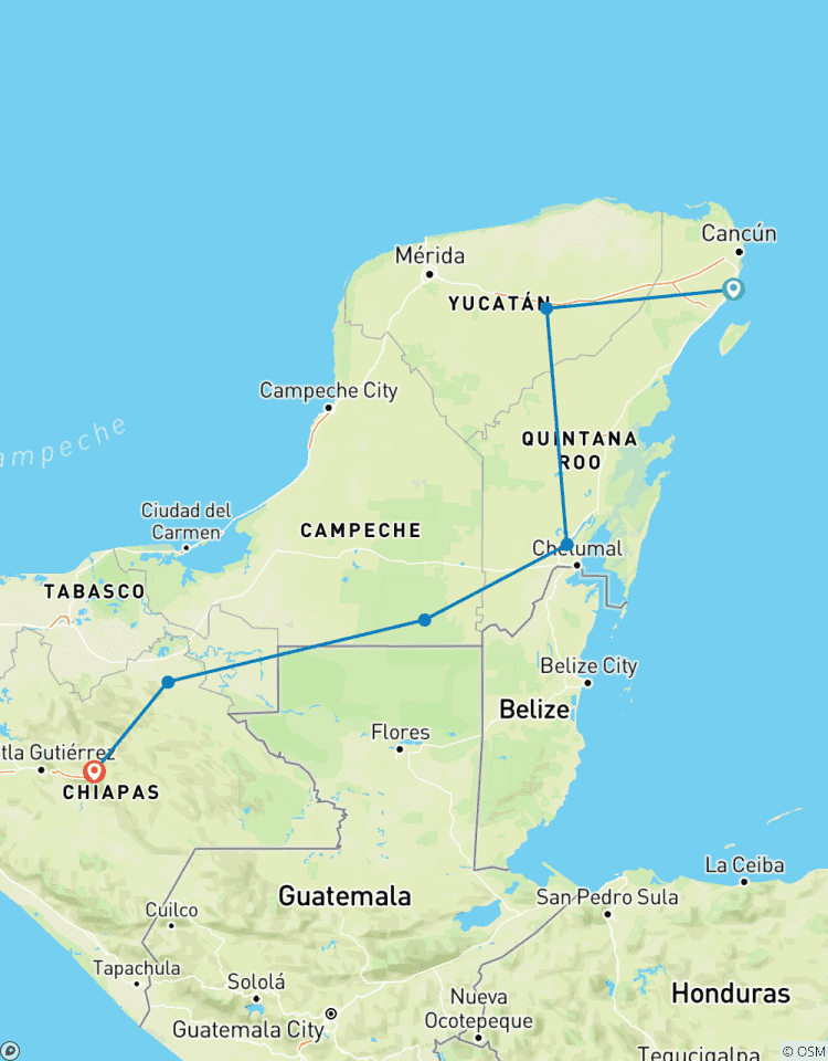 The Mayan Trail Westbound Tour