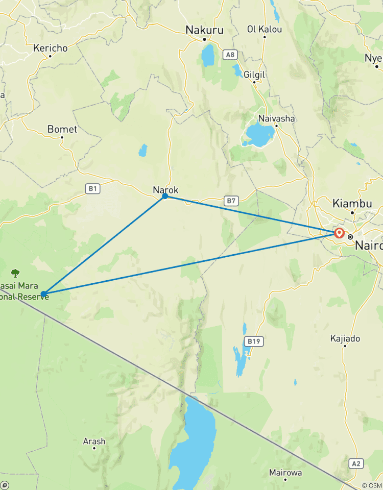 Circuito Safari de 3 días a Maasai Mara
