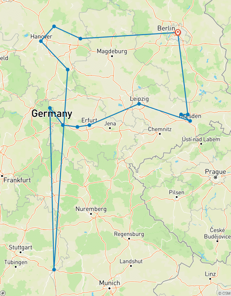 Discover The Legendary Cities of Germany - 6 days Tour