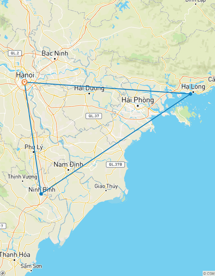 4 - Jour Hanoi - Ninh Binh - Baie d\'Ha Long Croisière 5 étoiles circuit