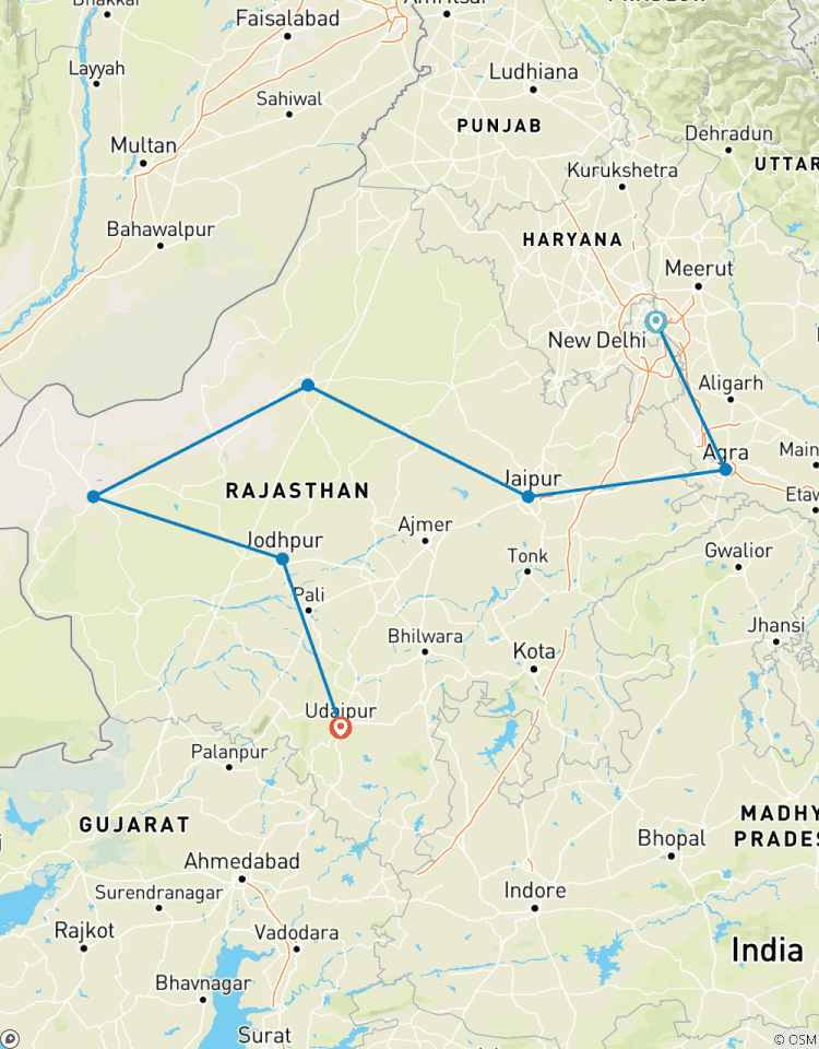 Circuito La colorida India con el Taj Mahal y Rajastán