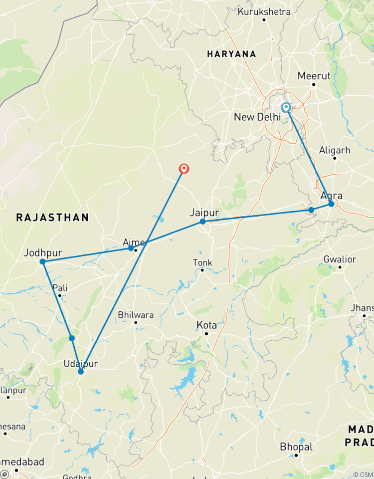 Circuito Circuito real a la India - triángulo de oro con Rajastán