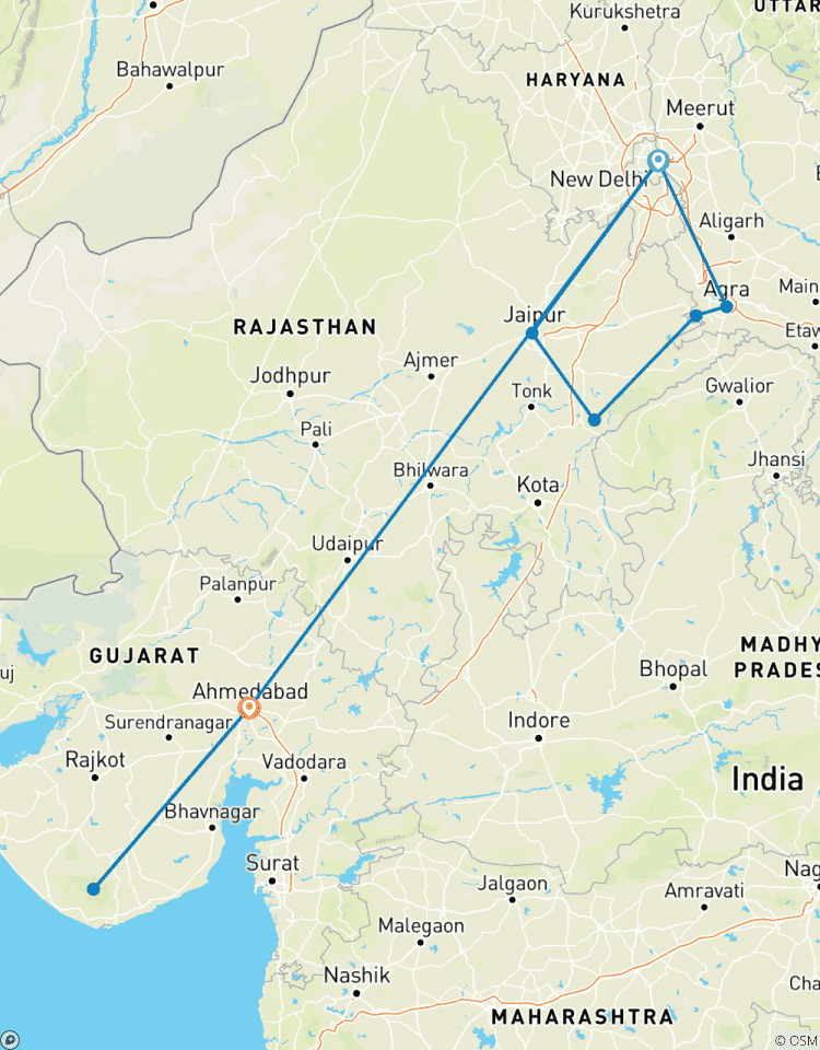 Circuito Circuito al triángulo de oro de la India con tigres y leones asiáticos