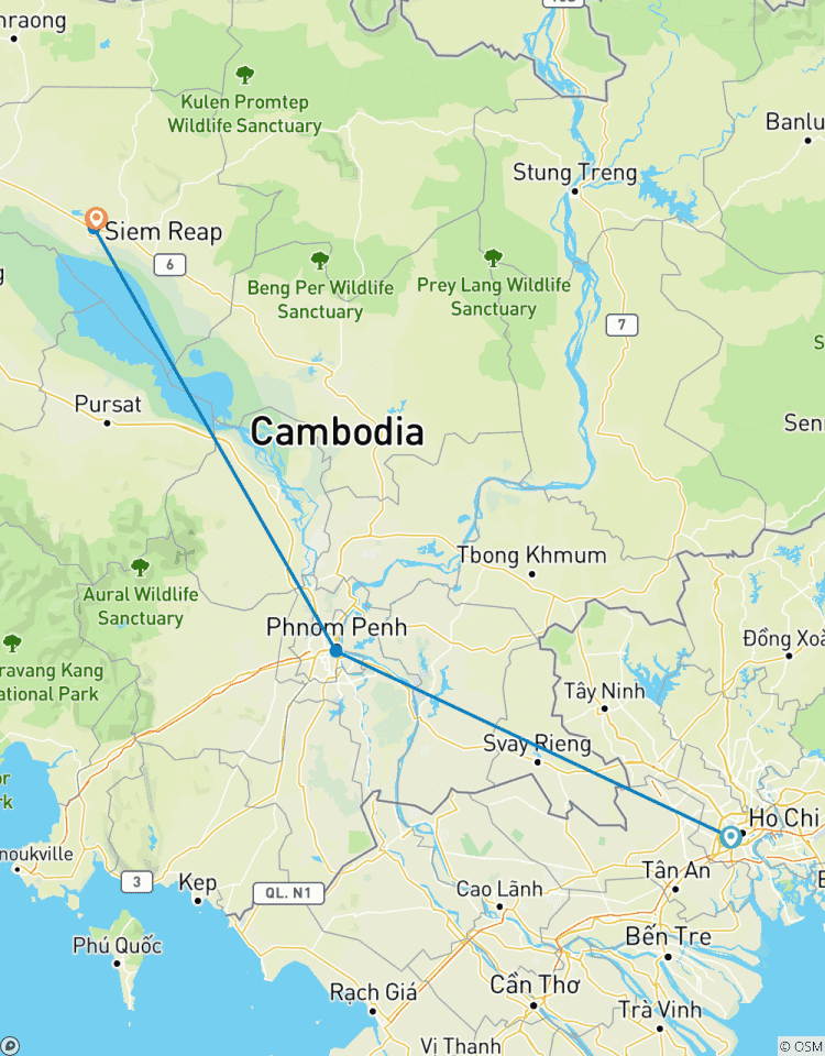 Circuito Circuito privado de 5 días por Camboya
