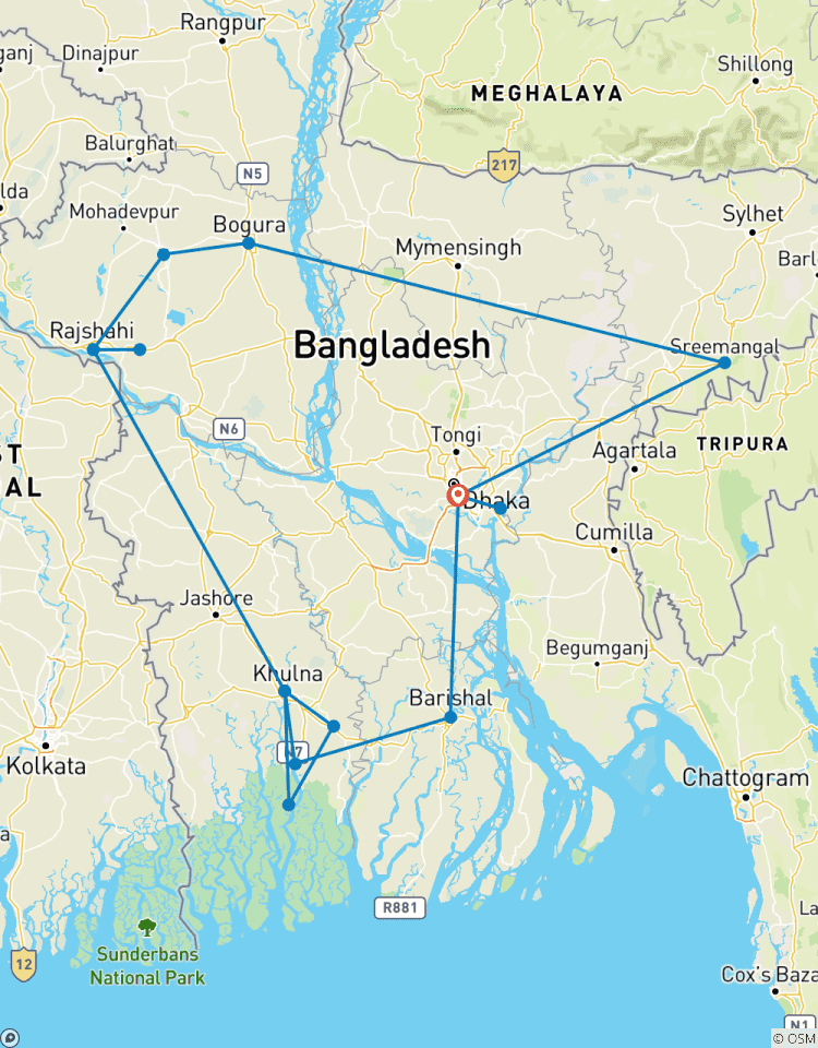 Discover Bangladesh in 12 Days Tour
