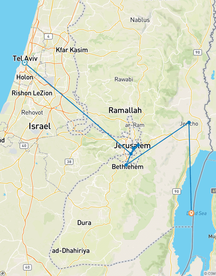 Circuito Caminar por Israel y los Territorios Palestinos