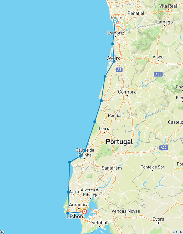 Circuito Oporto - Lisboa: Atlántico, tradición y romanticismo 12/11