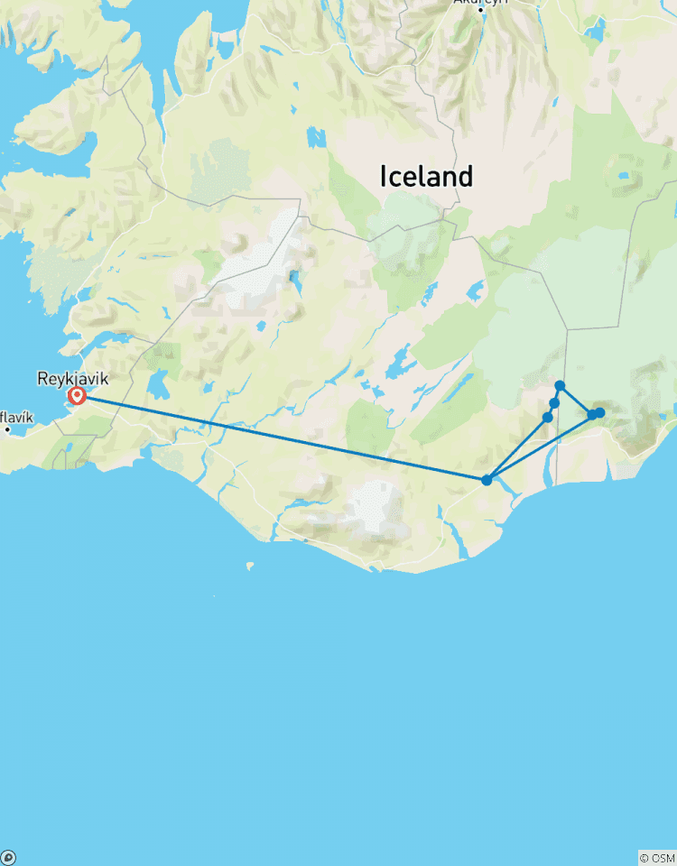 Circuito Excursión de 5 días a la Selva de Vatnajökull