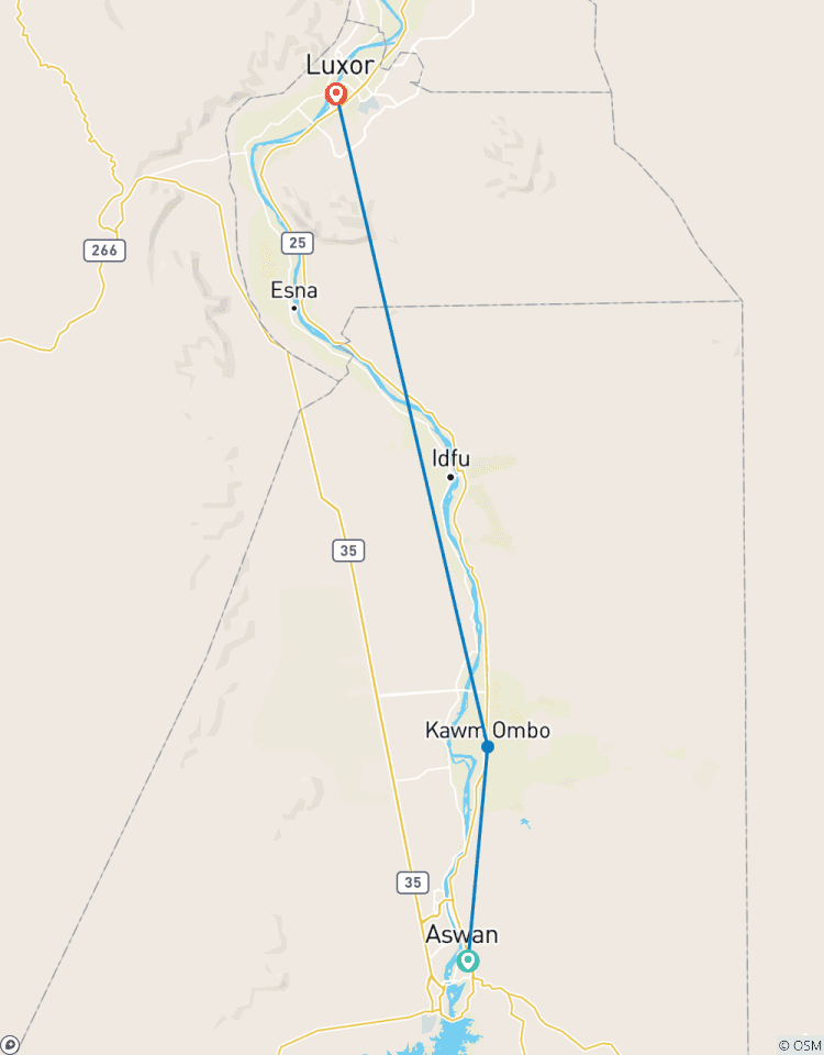 Jewel of the Nile: 4-Day Luxury Nile Cruise Aswan to Luxor from Cairo with Flights Tour