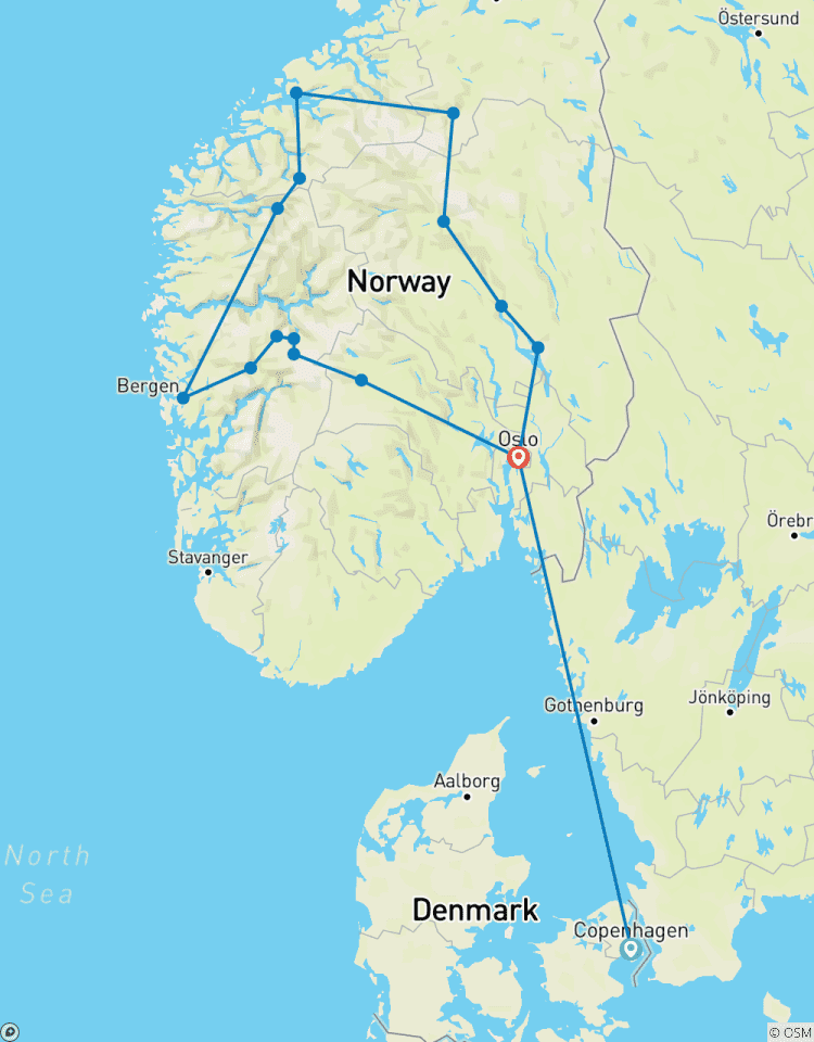 Circuito Copenhague y fiordos noruegos, encanto y tradiciones